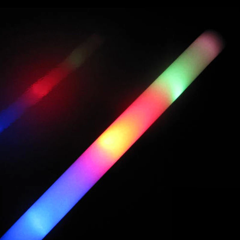 10 gab./daudz LED Putu Stick, kas Mirgo Krāsains Stekus 48cm Sarkana Zaļa Zila Gaisma-Up Stick Festivāls Partijas Apdare Koncerts Prop Bārs Attēls 0