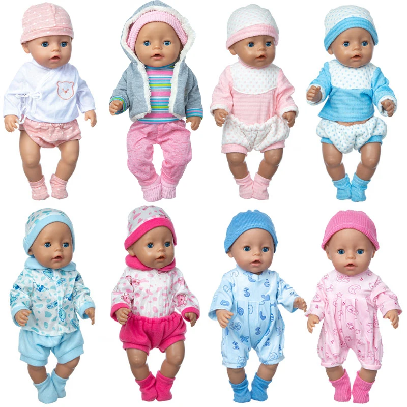 16 collu Baby Lelle Drēbes, Džinsi, Kleitas, Vasaras Komplekts 40cmDoll Rotaļlietas, Drēbes Attēls 4