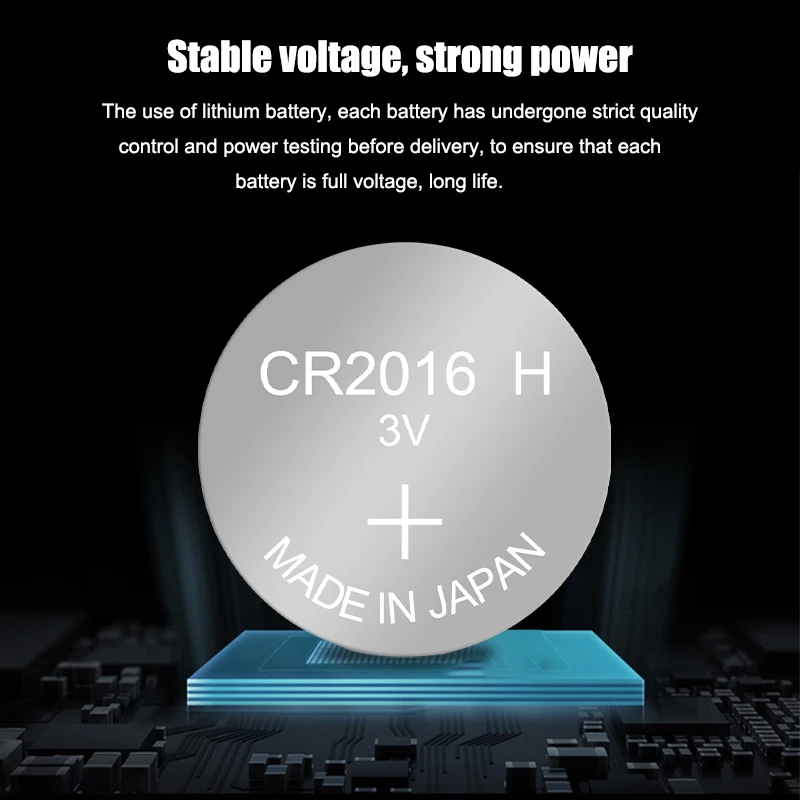 2gab oriģinālā pavisam jaunu akumulatoru Eaxell cr2016 3 v pogu, šūnas monētas baterijas pulksteņu datoru cr 2016 Kontroles Rotaļlietas Attēls 0