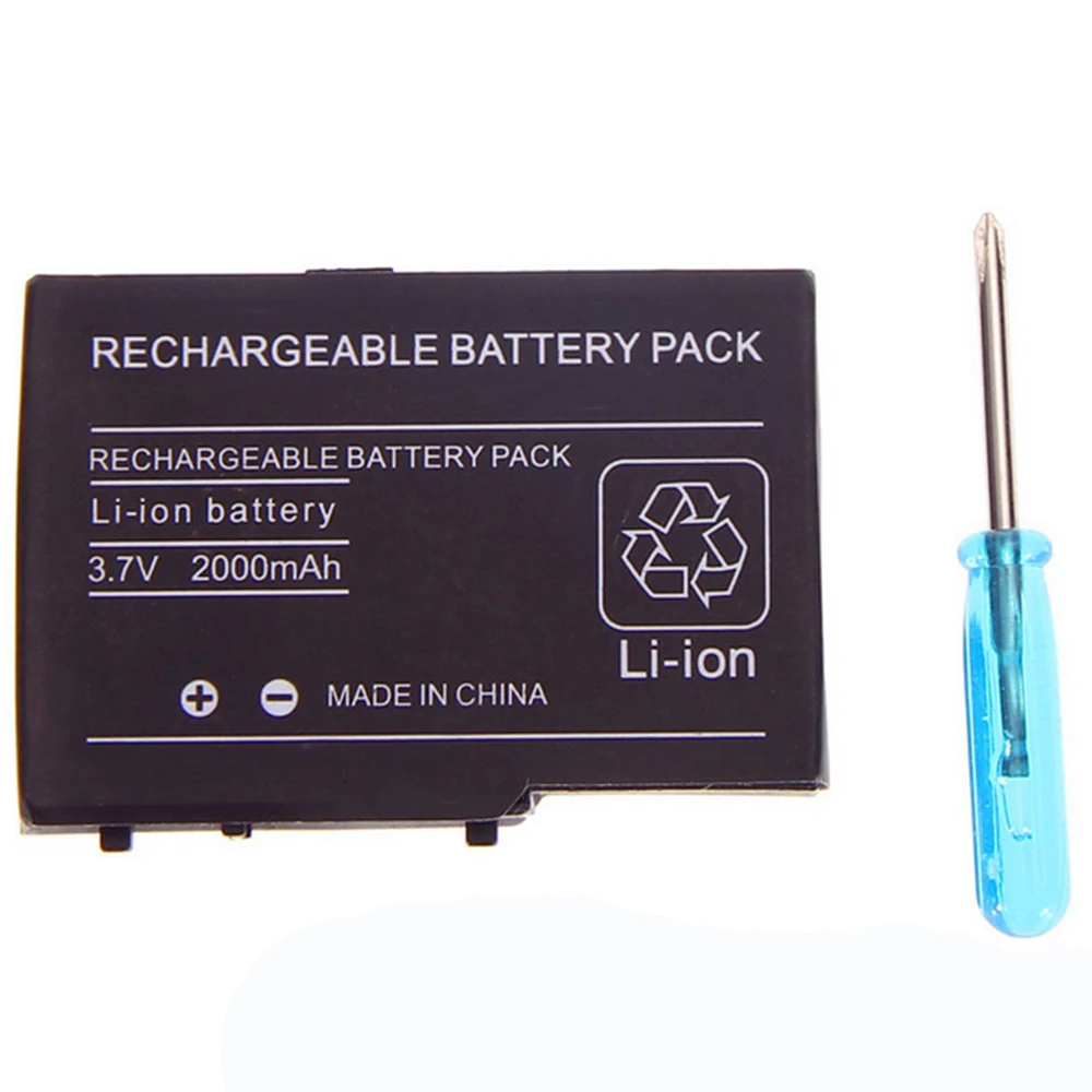 Li-ion Baterijas + Mini Skrūvgriezi par NDS Lite Nintendo DS Lite NDSL Konsoles Rūpnīcas Cenu Vairumtirdzniecība Attēls 3