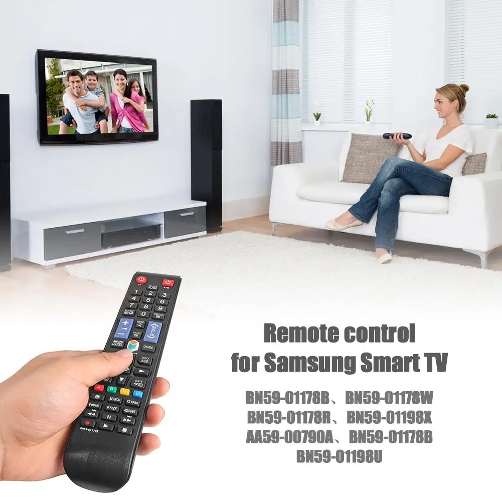 Tālvadības pults Samsung Smart Universal Remote TV Kontrolieris BN59-01178B BN59-01198U AA59-00790A Aizstāj Kontroles Attēls 2