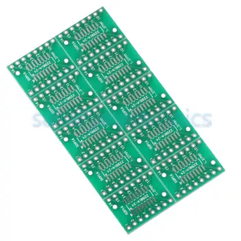 10pcs SOP16 SSOP16 TSSOP16, Lai DIP16 0.65/1.27 mm IC Adapters Diy Komplektu Elektronisko PCB Kuģa Modulis