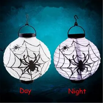 1pc Halloween Led Gaismas Papīra Laternas Spider Ķirbju Spoku Sikspārnis Karājas Kulons Rotājumu Halloween Puse Mājas Rotājumi