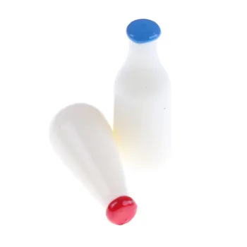 2022 2gab 1/12 1/6 Mēroga BJD pudeles, kas pildītas ar piena Lelle Pārtikas Virtuve dzīvojamā istaba Aksesuāri leļļu Namiņš Miniatūras Rotaļu