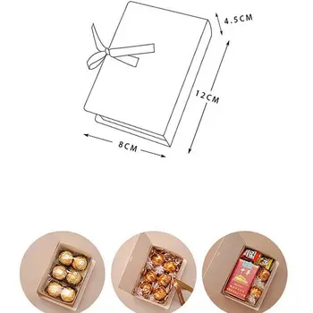 4gab Burvju Grāmatu Šokolādes Dāvanu Kaste Ziemassvētku 2022 Jaunajā Gadā Grupa Krājumi Iepakojuma Dzimšanas dienu Konfekšu kaste Kāzu dod priekšroku Viesi