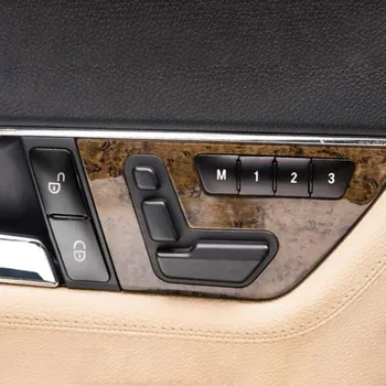 4gab/Komplekts Auto Vadības Panelis Durvju slēdzenes, Atbloķēšanas Pogas Vizuļi Apdare Priekš Mercedes Benz W204 W212 E C Klases Dekoratīvie Piederumi