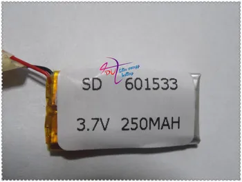 601533 250MAH polimēru baterija