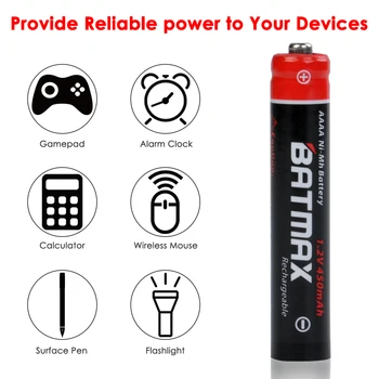 AAAA Akumulators Uzlādēts + LED Lādētājs Bluetooth Skaļruni, Austiņas, Lāzera Pildspalva Touch Pen