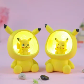 Anime Pokemon Pikachu Star Galda Lampa Gudrs Bērna Nakts Gaismu Atmosfēra, Viegls bērns Bērnu Telpu Dekorēšana Dzimšanas dienas Dāvana