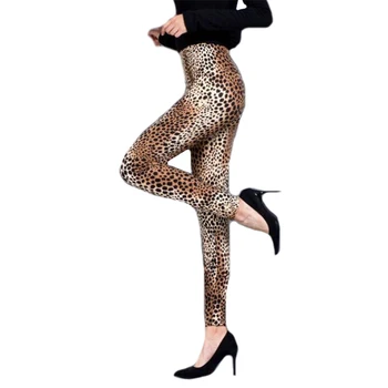 CUHAKCI Fitnesa Apģērbu Sexy Legging Leopard Stulpiņi Sieviešu Sporta Activewear Bikses Drukāšanas Augstās Jostasvietas Bikses