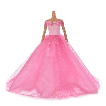 Handmake Kāzu Princese Kleitu Elegants Apģērbs Kleita Barbie Doll Kleitas