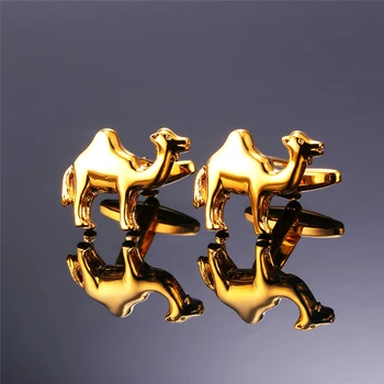 Ir 2021. Personalizētu Camel aproču pogas francijas Biznesa Vīriešu Krekls, Metāla Mazo Dzīvnieku aproču pogas