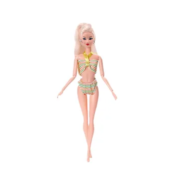 Izlases Peldkostīmi Peldkostīmi Bikini / Viens Gabals Peldēšana Pludmales Peldvietu Jauki Aksesuāri, Apģērbu Barbies Lelle