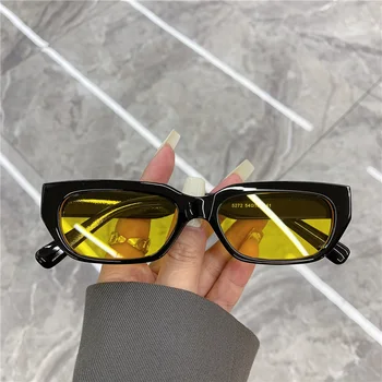 KAMMPT Vintage Sieviešu Saulesbrilles Sieviešu Luksusa Zīmolu Dizainera Daudzstūris, Saules Brilles Retro Brilles Oculos De Sol UV400