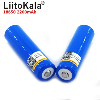 LiitoKala 18650 Akumulators 3,7 v 2200mAh Ietilpības Akumulators Li-po Uzlādējams 18650 Akumulatoru Auto/rotaļlietas/Lukturīti