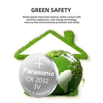 PANASONIC 2020. gadam Veicināšana Pārdošanas 10pcs 3 V CR2032 CR 2032 Watch Pulksteņa Baterijas Pogas, Monētas Pilas Kalkulators Litija Akumulators