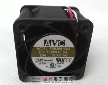 Par AVC F3828B12HB Serveru Dzesēšanas Ventilatoru DC 12V 0.3 A 38x38x28mm 3-vadu