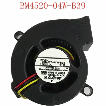 Par NMB-MAT BM4520-04W-B39 LB2 DC 12V 0.12 3 dzīslu 45x45x20mm Serveru Dzesēšanas Ventilators