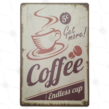 Premium Kafijas Vintage Metāla Skārda Parakstīt Plakātu Plāksne Bārs, Krogs, Klubs, Kafejnīca, Mājas Plāksnes Sienu Dekors Art Zīme, Plakātu, Bārs, Mājas Apdare