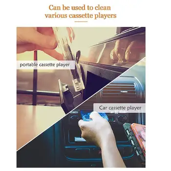 Spēlētājs Tīrīšanas Līdzeklis Audiokasete Head Cleaner Demagnetizer Mitrā Tipa Tīrīšanas Šķidrumi Kasešu Magnetofoniem Tīrīšanas Rīki